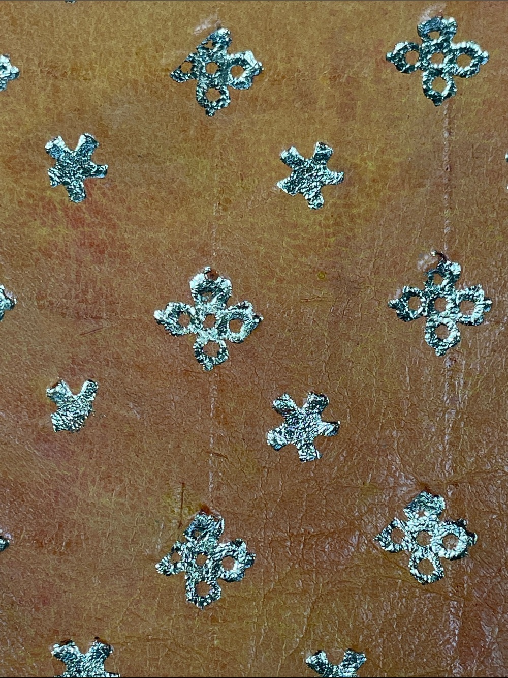 Vintage Leather Bifold 22 Carats Florentine Wallet Bohemian - Picture 12 of 12